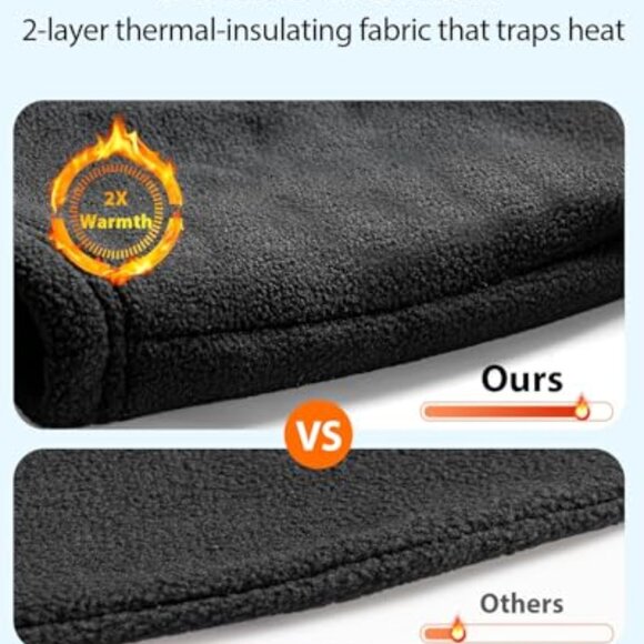 Thermal Fleece Balaclava Ski Mask 3-in-1 Adjustable Helmet-Compatible main image 8